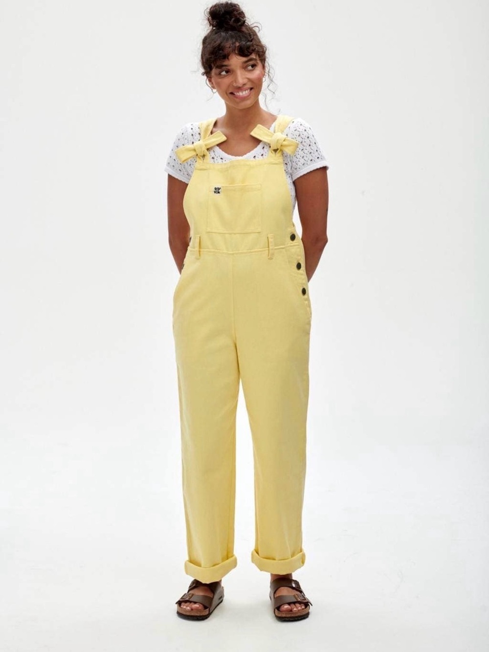 Lucy & Yak Yellow Dungarees 6L